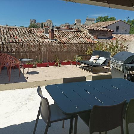 Maison Intra Muros, Terrasses Avec Vue Jaccuzzi Et Garage Avignon Szoba fotó